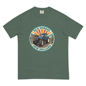 The Tractor Mugs Store Blue Spruce / S New Holland TM 155 OLD SCHOOL NEW HOLLAND Retro | Unisex Premium T-shirt Quality Farmers Merch