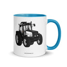 The Tractor Mugs Store Blue Valmet Mega 8600 | Mug with Color Inside Quality Farmers Merch