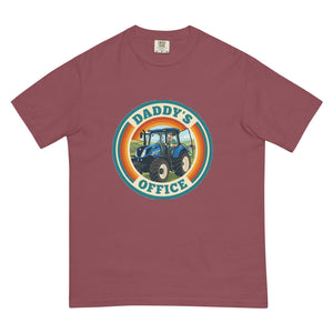 The Tractor Mugs Store Brick New Holland T7.210 DADDY'S OFFICE Retro | Unisex Premium T-shirt Quality Farmers Merch