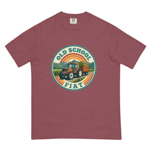 The Tractor Mugs Store Brick / S FIATAGRI F130 OLD SCHOOL FIAT Retro | Unisex Premium T-shirt Quality Farmers Merch
