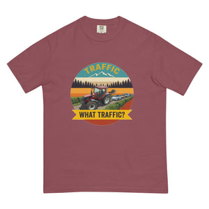 The Tractor Mugs Store Brick / S FIATAGRI F140 TRAFFIC WHAT TRAFFIC? Outdoor | Unisex Premium T-shirt Quality Farmers Merch