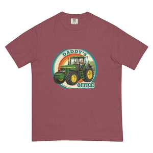 The Tractor Mugs Store Brick / S John Deere 7810 DADDY'S OFFICE Retro | Unisex Premium T-shirt Quality Farmers Merch