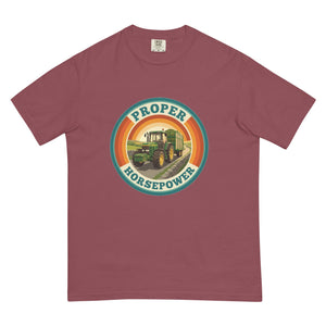 The Tractor Mugs Store Brick / S John Deere 7810 PROPER HORSEPOWER | Unisex Premium T-shirt Quality Farmers Merch