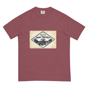 The Tractor Mugs Store Brick / S John Deere 7810 TRAFFIC WHAT TRAFFIC? Heritage | Unisex Premium T-shirt Quality Farmers Merch