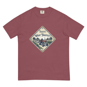 The Tractor Mugs Store Brick / S Massey Ferguson 135 TRAFFIC WHAT TRAFFIC? Heritage | Unisex Premium T-shirt Quality Farmers Merch