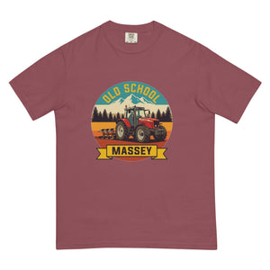 The Tractor Mugs Store Brick / S Massey Ferguson 6480 OLD SCHOOL MASSEY Outdoor | Unisex Premium T-shirt Quality Farmers Merch