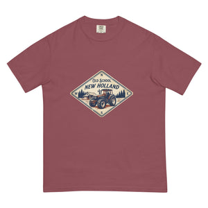 The Tractor Mugs Store Brick / S New Holland TM 135 OLD SCHOOL NEW HOLLAND Heritage | Unisex Premium T-shirt Quality Farmers Merch