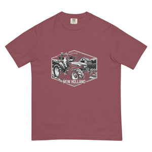 The Tractor Mugs Store Brick / S New Holland TM 135 OLD SCHOOL NEW HOLLAND Moose | Unisex Premium T-shirt Quality Farmers Merch