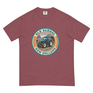 The Tractor Mugs Store Brick / S New Holland TM 135 OLD SCHOOL NEW HOLLAND Retro | Unisex Premium T-shirt Quality Farmers Merch