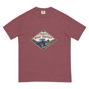 The Tractor Mugs Store Brick / S New Holland TM 135 TRAFFIC WHAT TRAFFIC? Heritage | Unisex Premium T-shirt Quality Farmers Merch