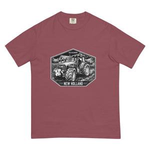 The Tractor Mugs Store Brick / S New Holland TM 155 OLD SCHOOL NEW HOLLAND Moose | Unisex Premium T-shirt Quality Farmers Merch