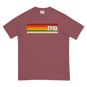 The Tractor Mugs Store Brick / S Retro Stripes 7710 | Unisex Premium T-shirt Quality Farmers Merch
