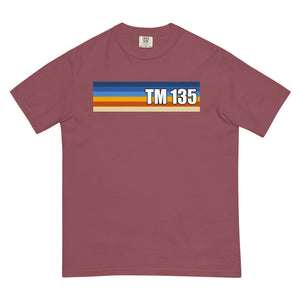 The Tractor Mugs Store Brick / S Retro Stripes TM 135 | Unisex Premium T-shirt Quality Farmers Merch