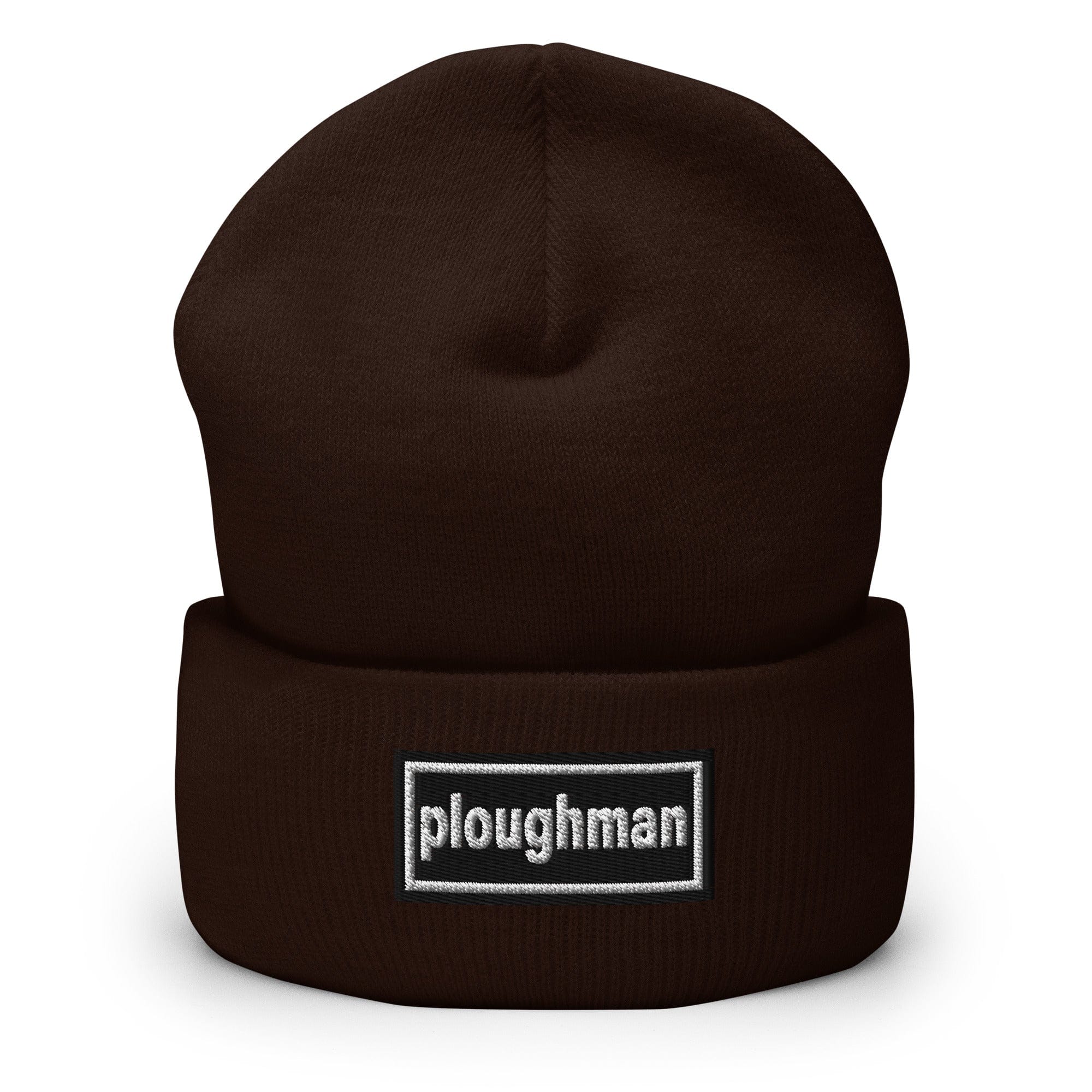 The Tractor Mugs Store Brown OASIS Style 'Ploughman' | Cuffed Beanie Quality Farmers Merch