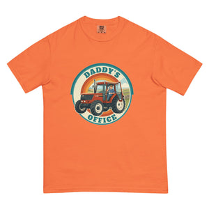 The Tractor Mugs Store Burnt Orange FIATAGRI F130 DADDY'S OFFICE Retro | Unisex Premium T-shirt Quality Farmers Merch