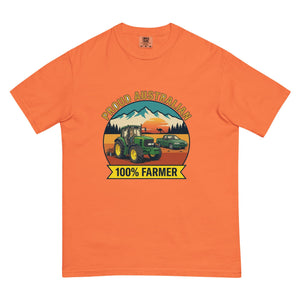 The Tractor Mugs Store Burnt Orange John Deere 6930 PROUD AUSTRALIAN 100% FARMER Outdoor | Unisex Premium T-shirt Quality Farmers Merch