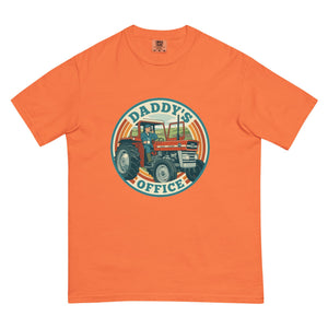 The Tractor Mugs Store Burnt Orange Massey Ferguson 135 DADDY'S OFFICE Retro | Unisex Premium T-shirt Quality Farmers Merch