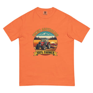 The Tractor Mugs Store Burnt Orange Massey Ferguson 3075 PROUD AUSTRALIAN 100% FARMER Outdoor | Unisex Premium T-shirt Quality Farmers Merch