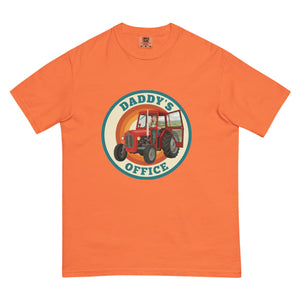 The Tractor Mugs Store Burnt Orange Massey Ferguson 35X DADDY'S OFFICE Retro | Unisex Premium T-shirt Quality Farmers Merch