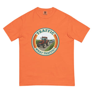 The Tractor Mugs Store Burnt Orange / S FIATAGRI F140 TRAFFIC WHAT TRAFFIC? Retro | Unisex Premium T-shirt Quality Farmers Merch