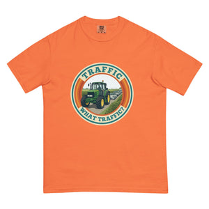 The Tractor Mugs Store Burnt Orange / S John Deere 6930 TRAFFIC WHAT TRAFFIC? Retro | Unisex Premium T-shirt Quality Farmers Merch