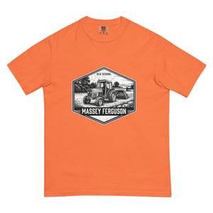 The Tractor Mugs Store Burnt Orange / S Massey Ferguson 390T OLD SCHOOL MASSEY FERGUSON Moose | Unisex Premium T-shirt Quality Farmers Merch