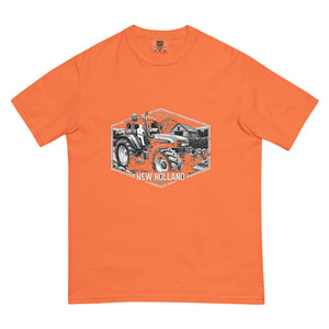 The Tractor Mugs Store Burnt Orange / S New Holland TM 135 OLD SCHOOL NEW HOLLAND Moose | Unisex Premium T-shirt Quality Farmers Merch