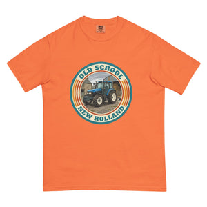 The Tractor Mugs Store Burnt Orange / S New Holland TM 135 OLD SCHOOL NEW HOLLAND Retro | Unisex Premium T-shirt Quality Farmers Merch