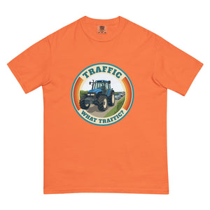 The Tractor Mugs Store Burnt Orange / S New Holland TM 135 TRAFFIC WHAT TRAFFIC? Retro | Unisex Premium T-shirt Quality Farmers Merch