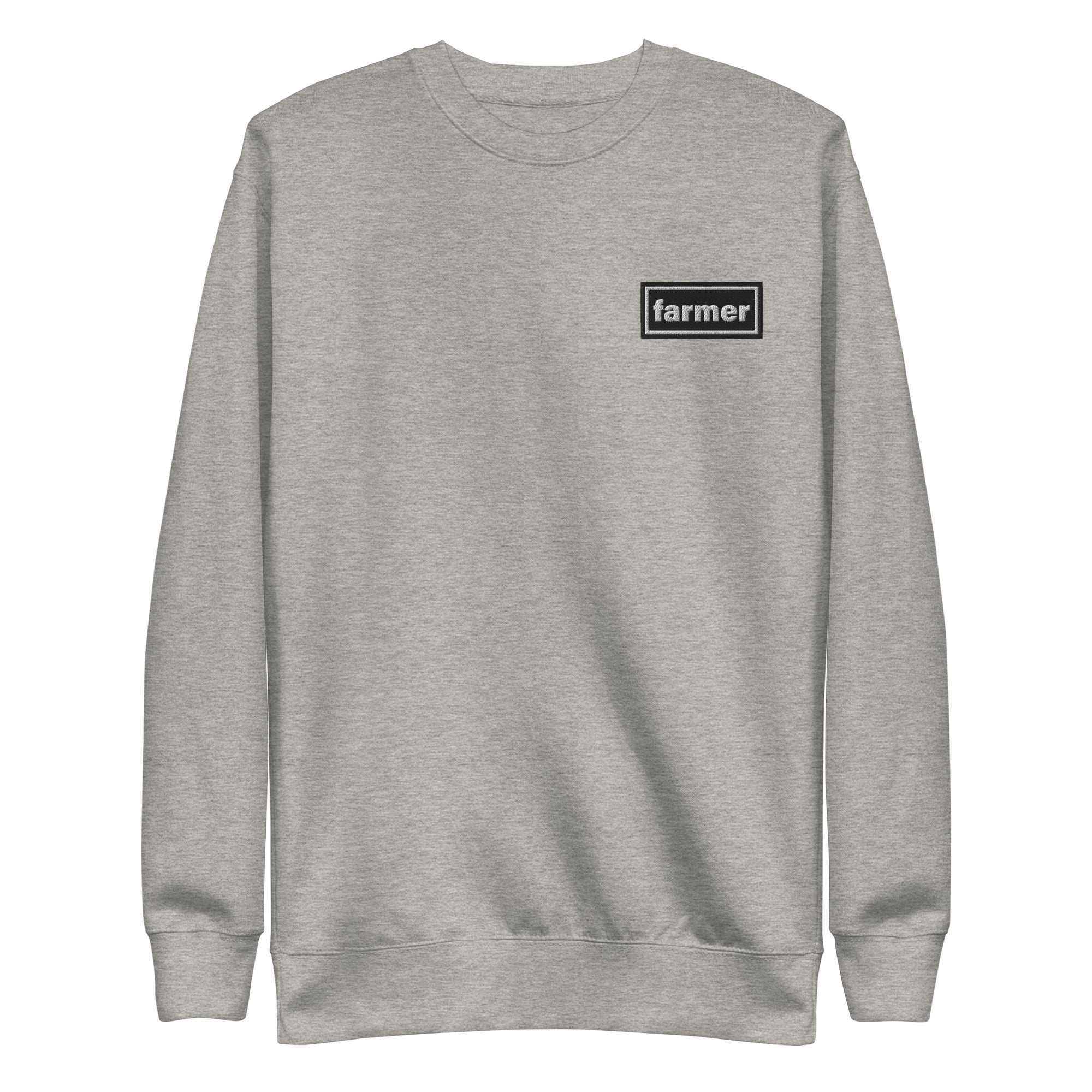 The Tractor Mugs Store Carbon Grey / S OASIS Style FARMER | Unisex Premium Sweatshirt Quality Farmers Merch