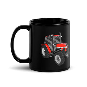 The Tractor Mugs Store Case 4230 | Black Glossy Mug Quality Farmers Merch