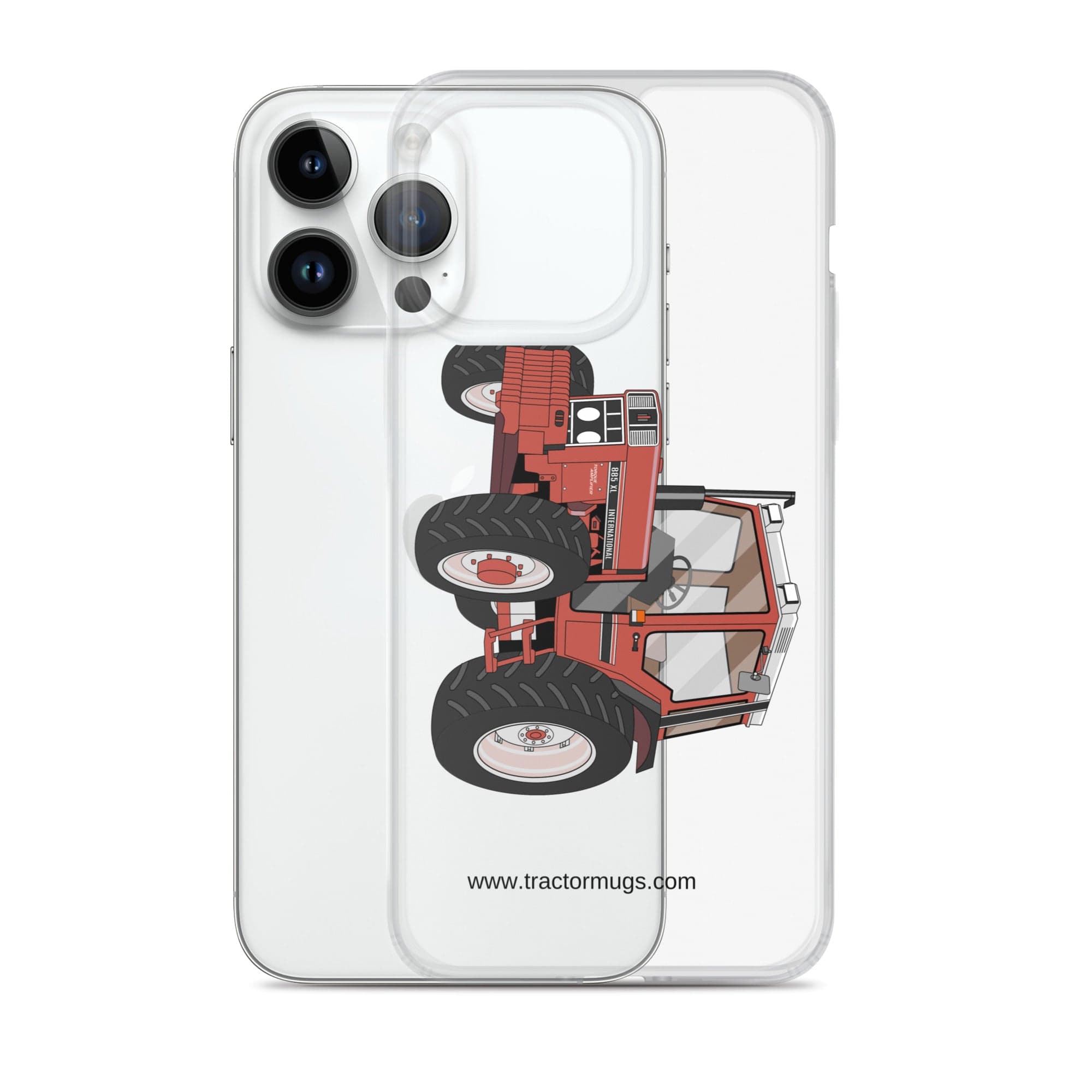 The Tractor Mugs Store Case 885 XL | Clear Case for iPhone® Quality Farmers Merch