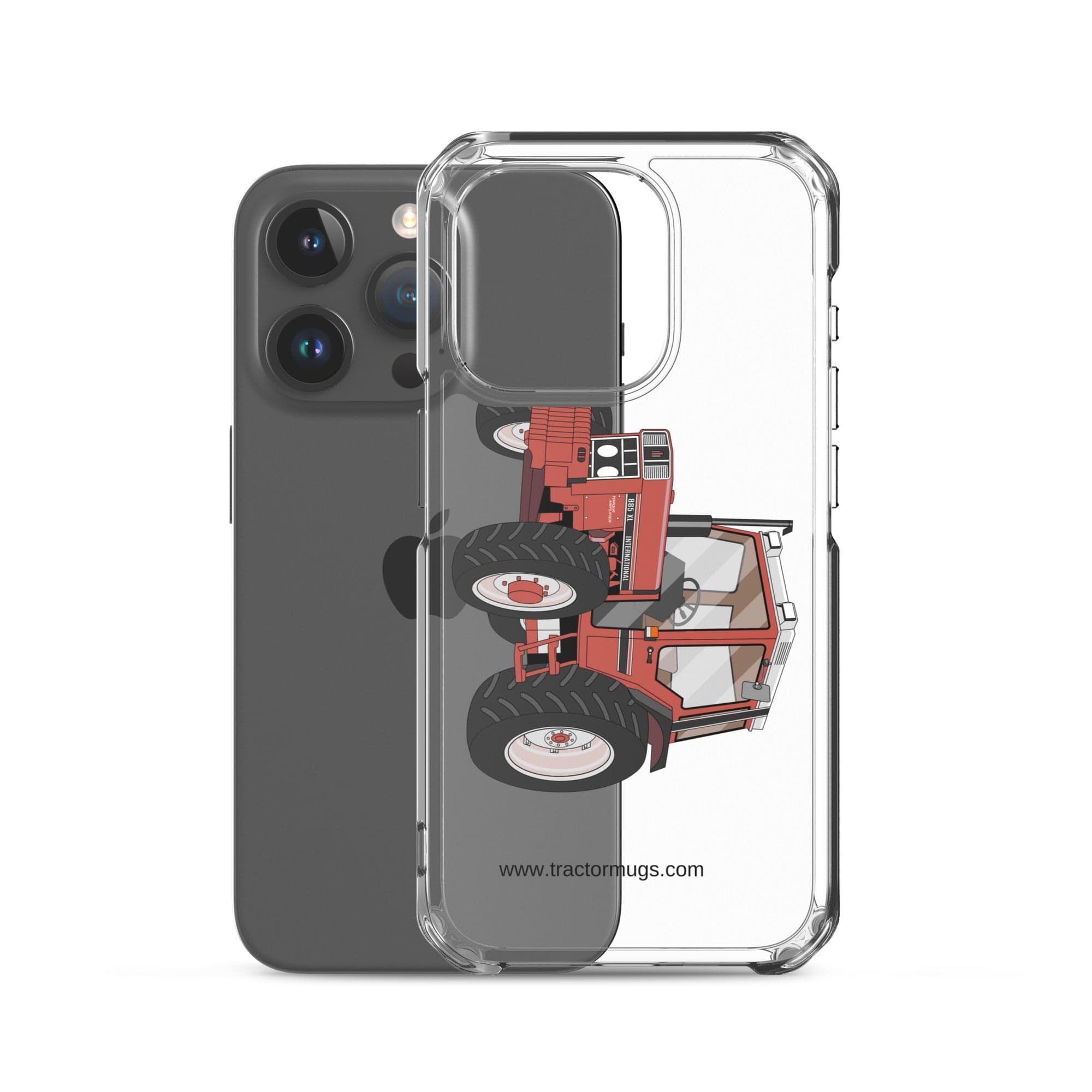 The Tractor Mugs Store Case 885 XL | Clear Case for iPhone® Quality Farmers Merch