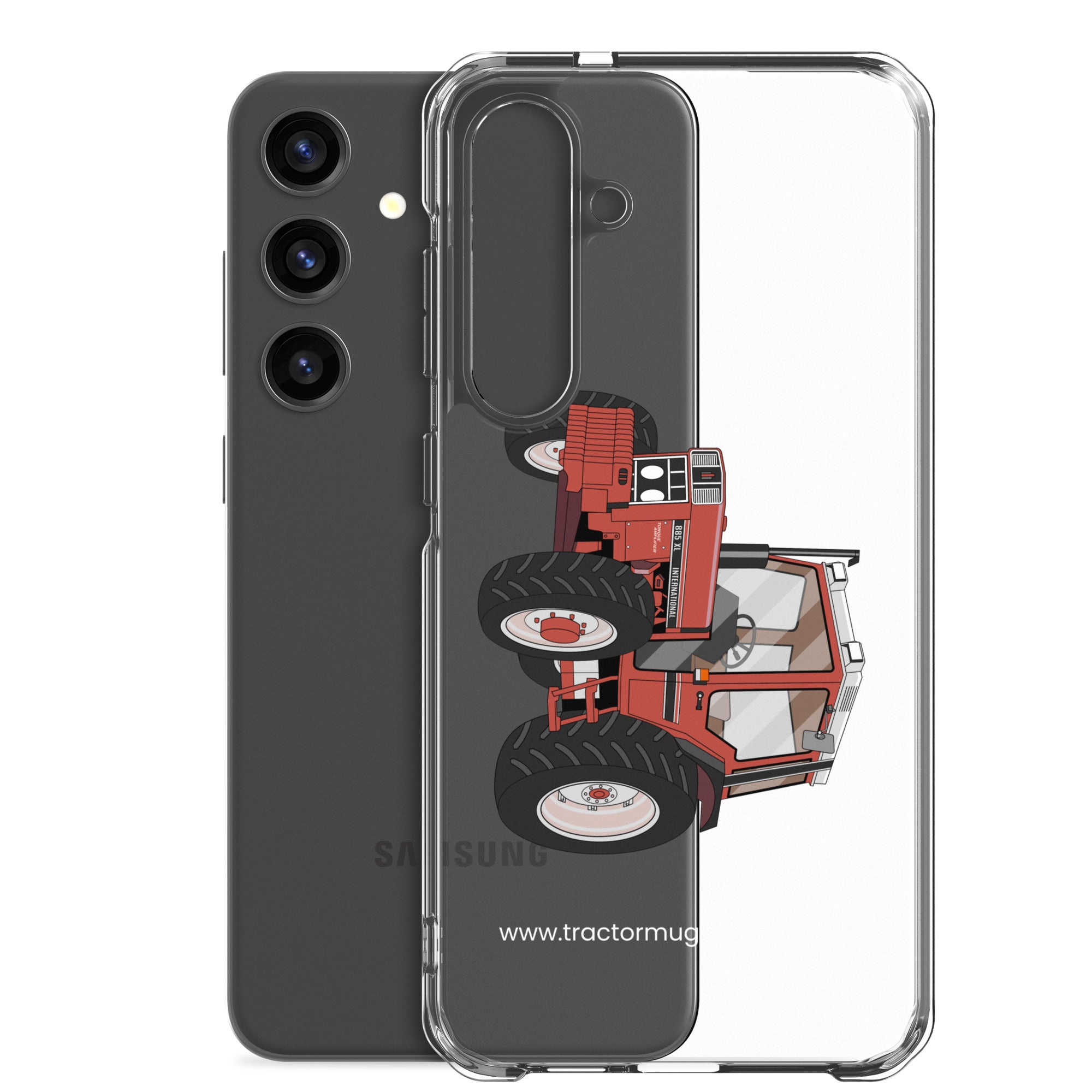 The Tractor Mugs Store Case 885 XL | Clear Case for Samsung® Quality Farmers Merch