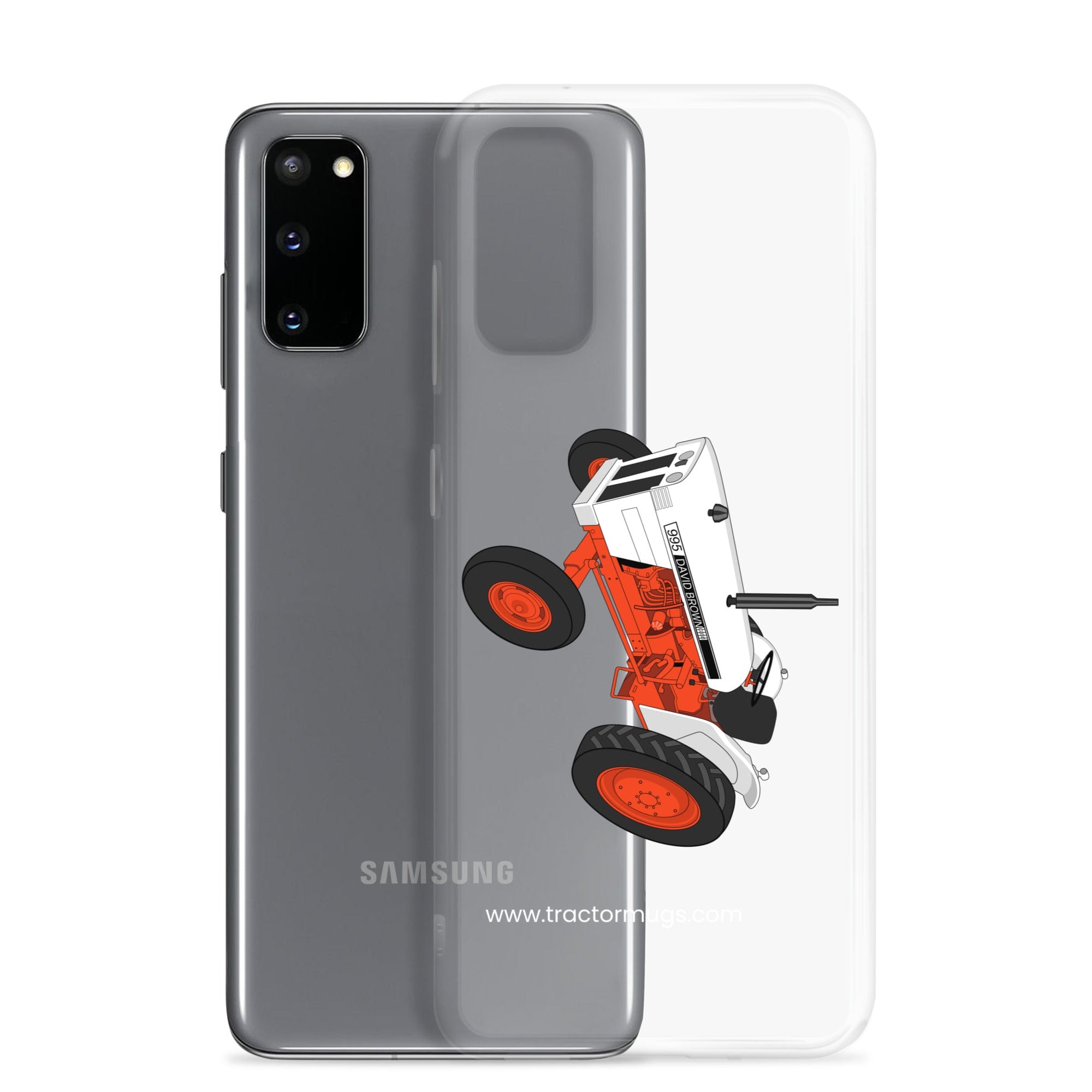 The Tractor Mugs Store Case David Brown 995 (1973) | Clear Case for Samsung® Quality Farmers Merch