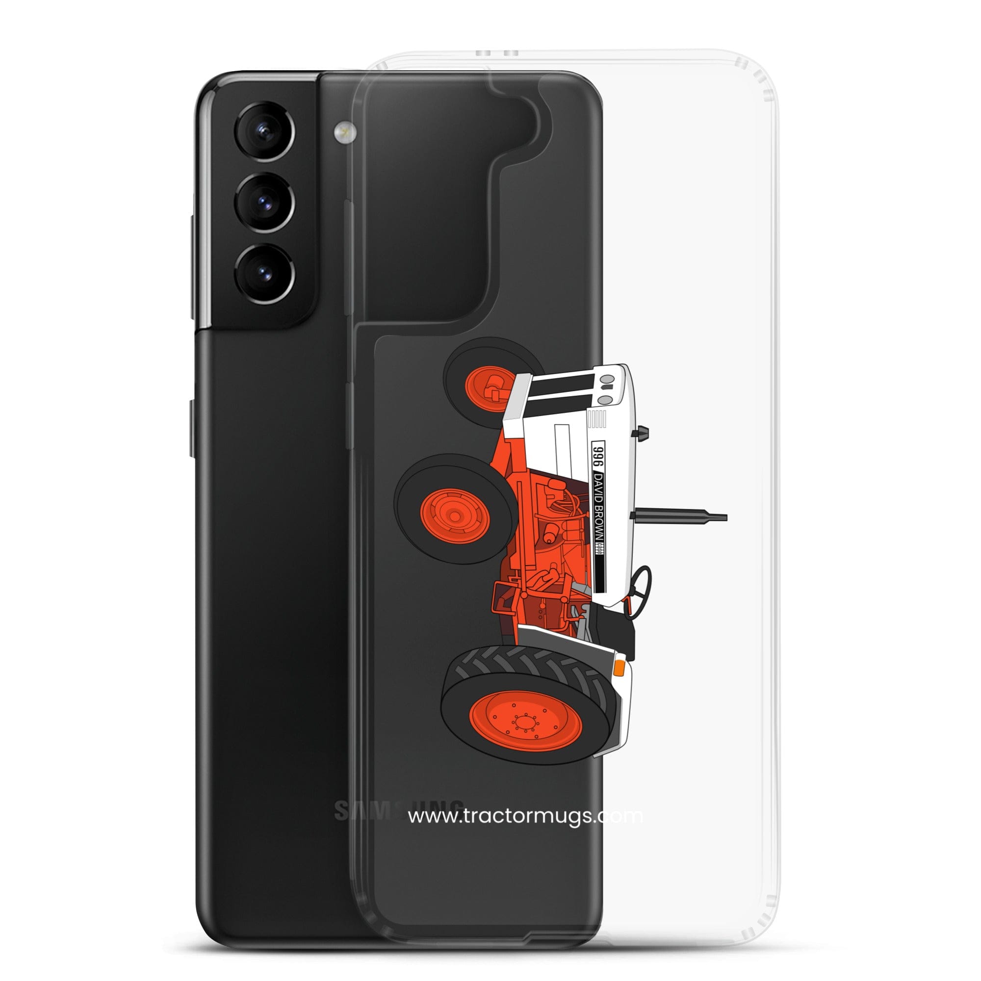 The Tractor Mugs Store Case David Brown 996 (1974) | Clear Case for Samsung® Quality Farmers Merch