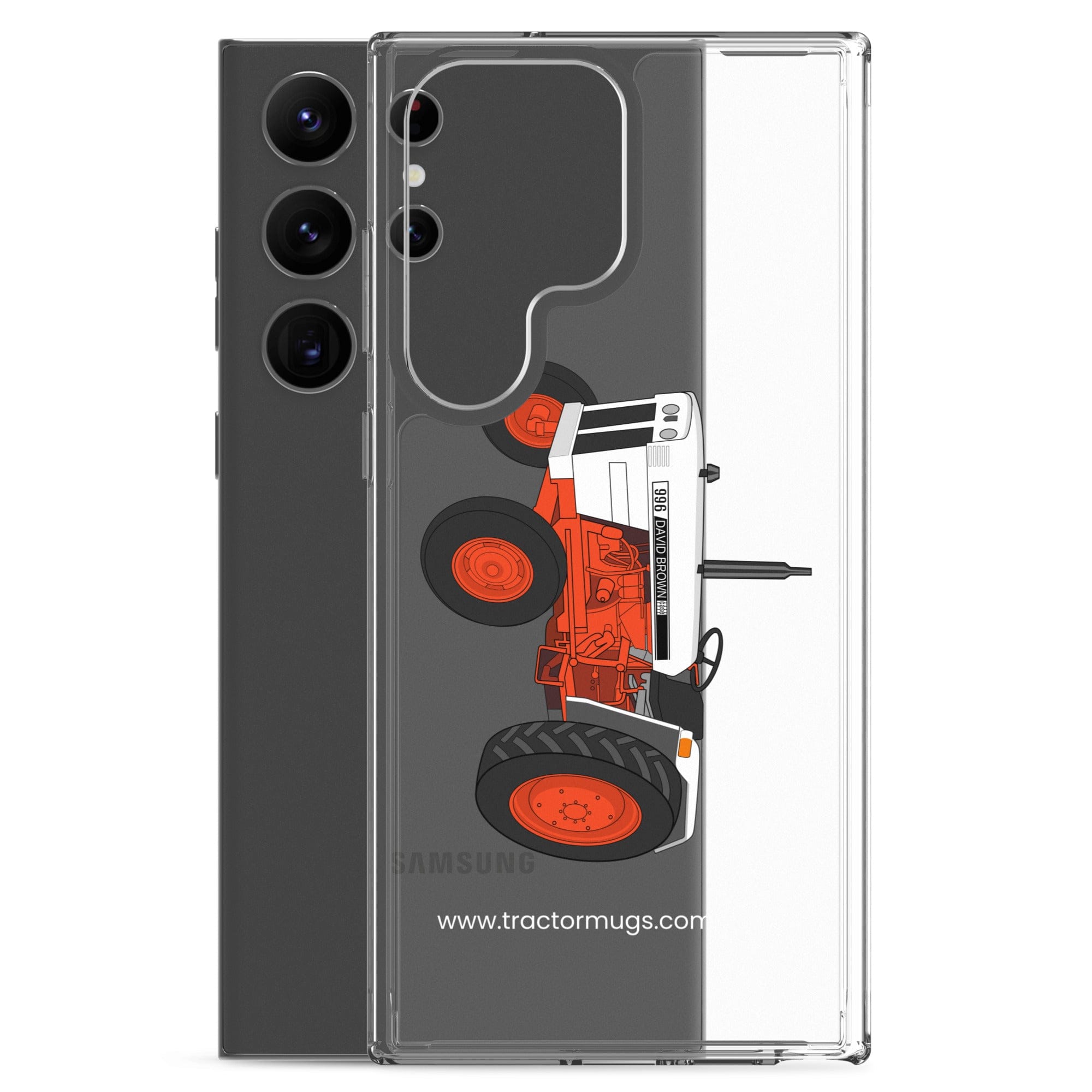 The Tractor Mugs Store Case David Brown 996 (1974) | Clear Case for Samsung® Quality Farmers Merch