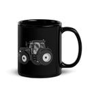 The Tractor Mugs Store Case IH 195 CVX Black | Black Glossy Mug Quality Farmers Merch