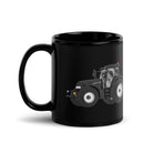 The Tractor Mugs Store Case IH 195 CVX Black | Black Glossy Mug Quality Farmers Merch