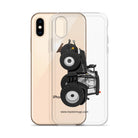The Tractor Mugs Store Case IH 195 CVX Black | Clear Case for iPhone® Quality Farmers Merch