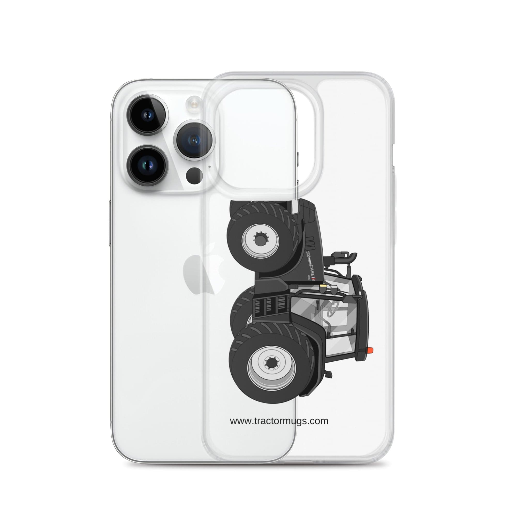 The Tractor Mugs Store Case IH 195 CVX Black | Clear Case for iPhone® Quality Farmers Merch