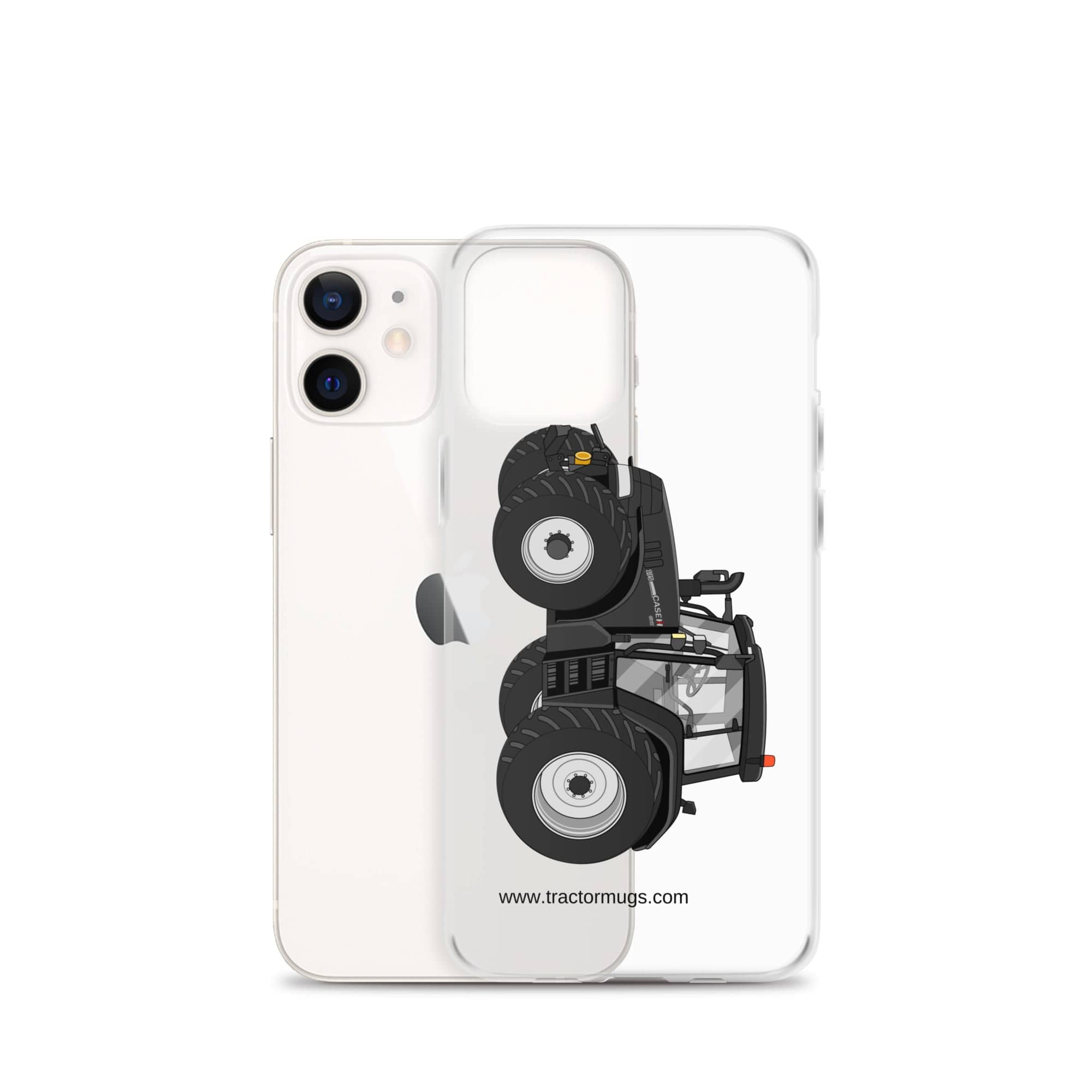 The Tractor Mugs Store Case IH 195 CVX Black | Clear Case for iPhone® Quality Farmers Merch