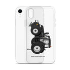 The Tractor Mugs Store Case IH 195 CVX Black | Clear Case for iPhone® Quality Farmers Merch