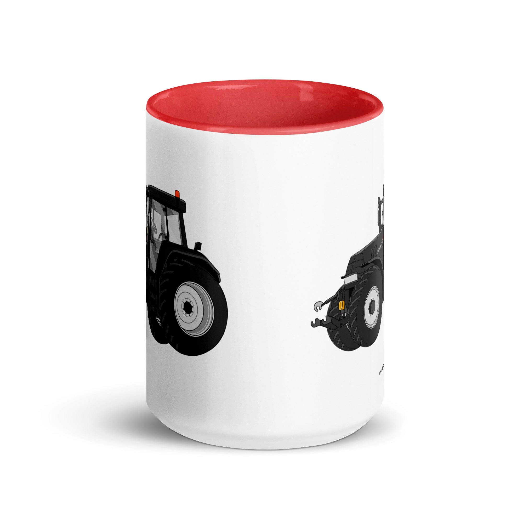 The Tractor Mugs Store Case IH 195 CVX Black | Mug with Color Inside Quality Farmers Merch