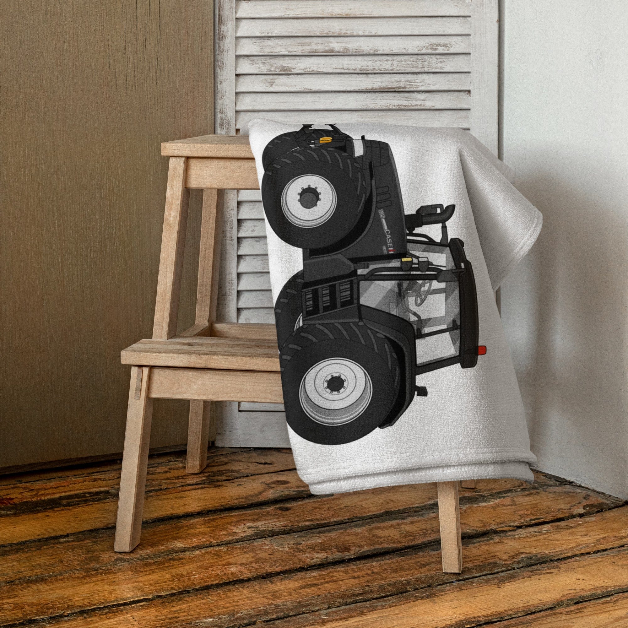 The Tractor Mugs Store Case IH 195 CVX Black | Towel Quality Farmers Merch