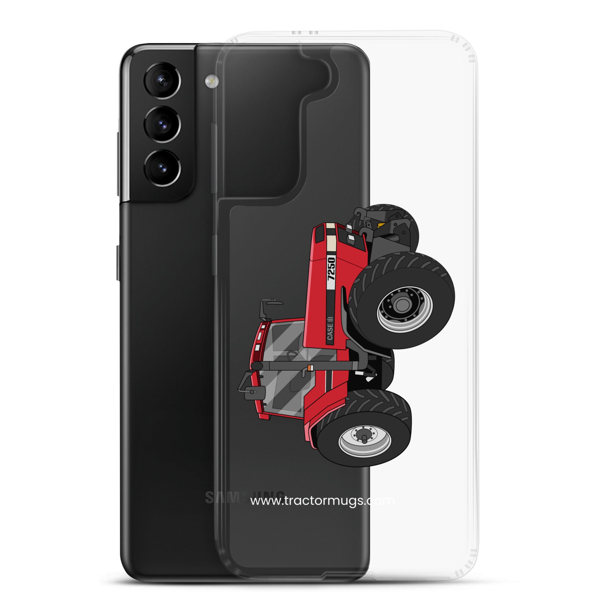 The Tractor Mugs Store Case IH 7250 | Clear Case for Samsung® Quality Farmers Merch