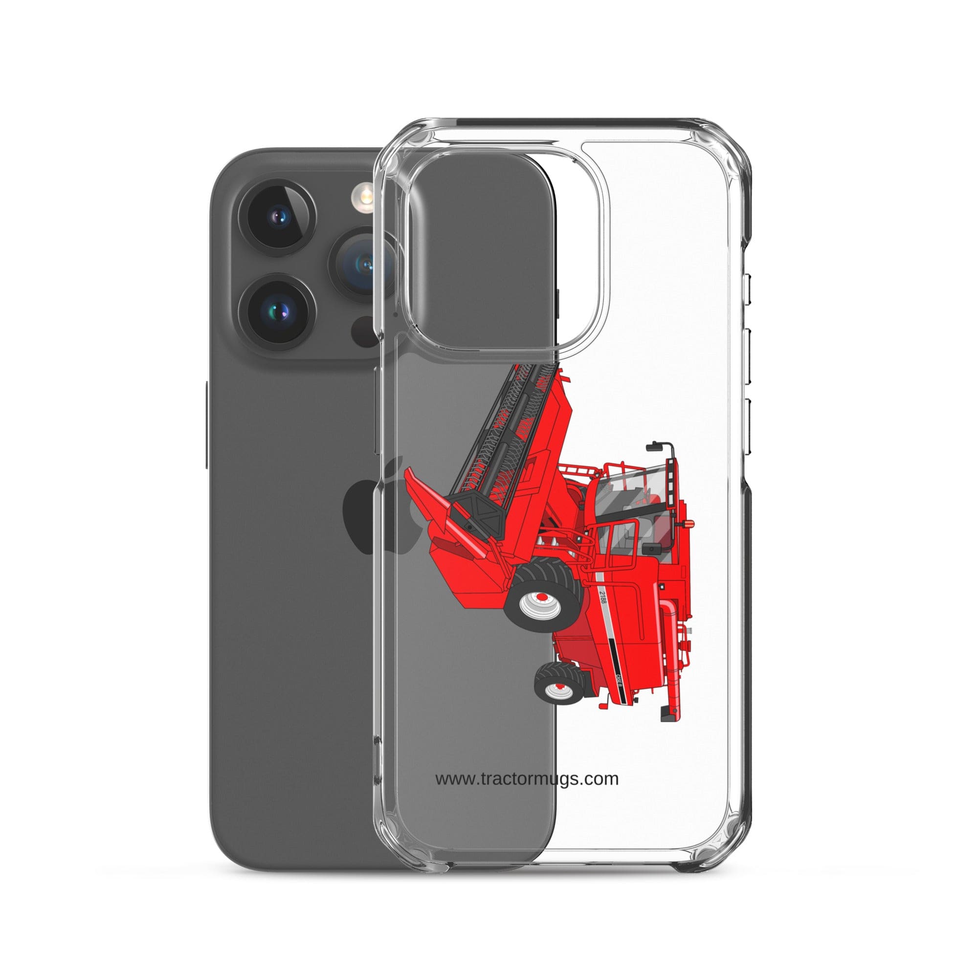 The Tractor Mugs Store Case IH Axial Flow 2188 Harvester | Clear Case for iPhone® Quality Farmers Merch