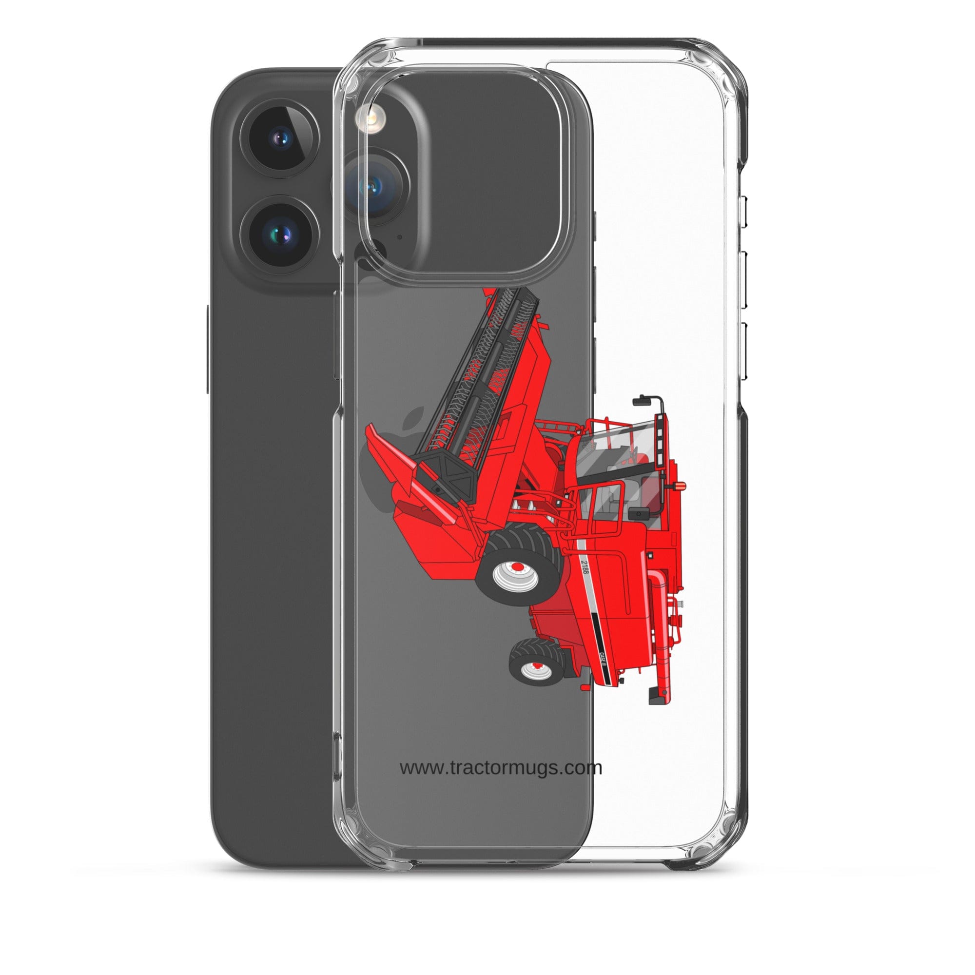 The Tractor Mugs Store Case IH Axial Flow 2188 Harvester | Clear Case for iPhone® Quality Farmers Merch