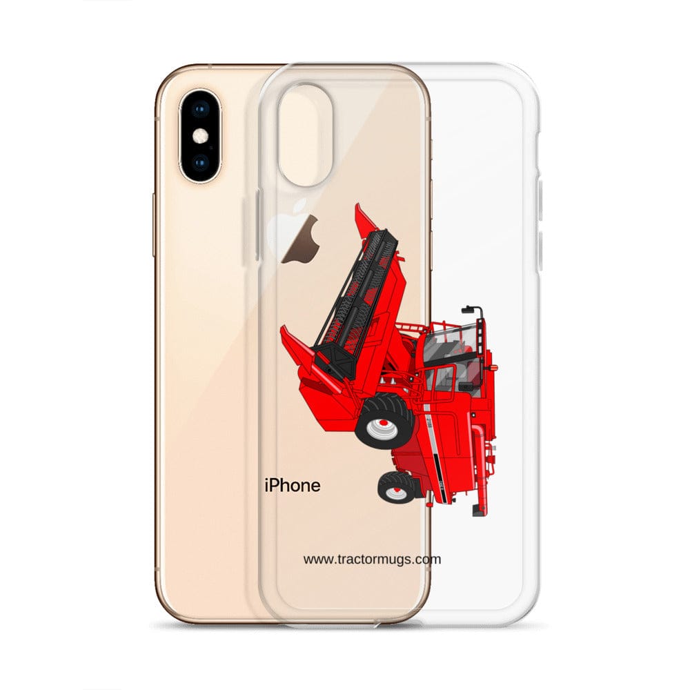 The Tractor Mugs Store Case IH Axial Flow 2188 Harvester | Clear Case for iPhone® Quality Farmers Merch