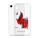 The Tractor Mugs Store Case IH Axial Flow 2188 Harvester | Clear Case for iPhone® Quality Farmers Merch